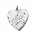 Sterling Silver Heart Shaped Locket